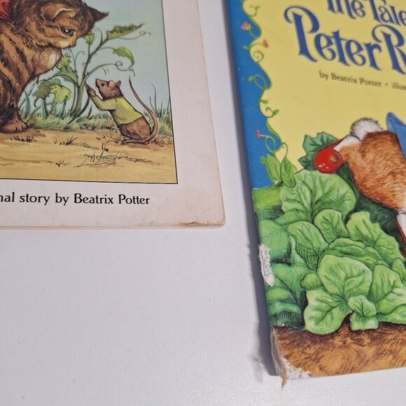 9 Beatrix Potter Book Lot Peter Rabbit Benjamin Bunny Nutkin Moppet Tiggy Fisher - Picture 8 of 8
